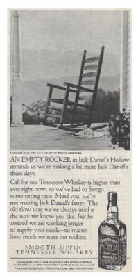Jack Daniel's / An Empty Rocker / 1992