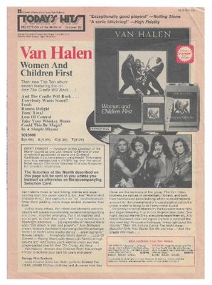 Van Halen / Women and Children First / 1980