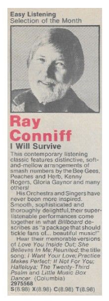 Conniff, Ray / I Will Survive / 1980
