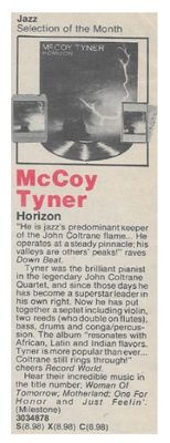 Tyner, McCoy / Horizon / 1980