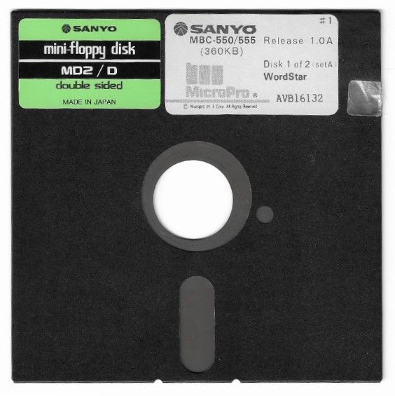 Sanyo / Wordstar--Disk 1 of 2 / MBC-550-555