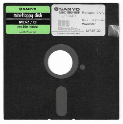 Sanyo / Wordstar--Disk 1 of 2 / MBC-550-555