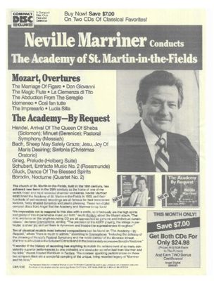 Marriner, Neville / Conducts The Academy of St. Martin-in-the-Fields / 1988