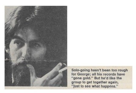 Harrison, George / Solo-going Hasn't Been Too Rough / 1970s