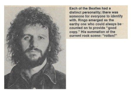 Starr, Ringo / Emerged as the Earthy One / 1970s