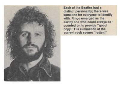 Starr, Ringo / Emerged as the Earthy One / 1970s