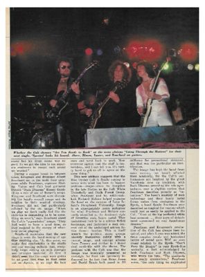 Blue Oyster Cult / Circus Magazine Story / 12-77