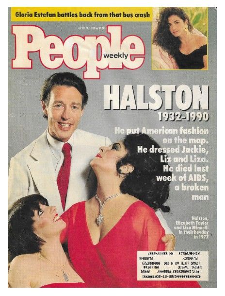 Halston / People Weekly Cover Photo / 4-9-90