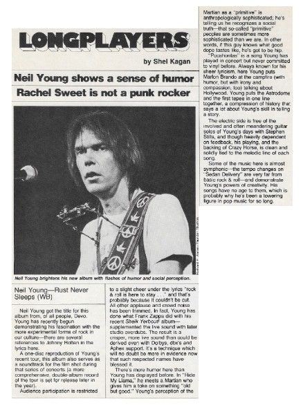 Young, Neil / Rust Never Sleeps / 1979
