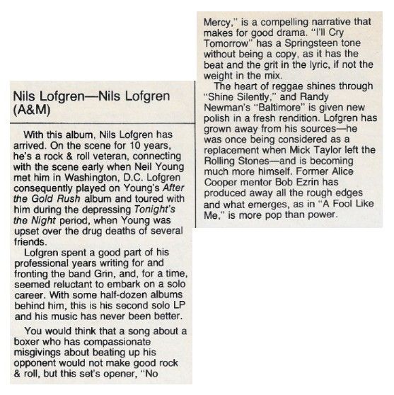 Lofgren, Nils / Nils Lofgren / 1979