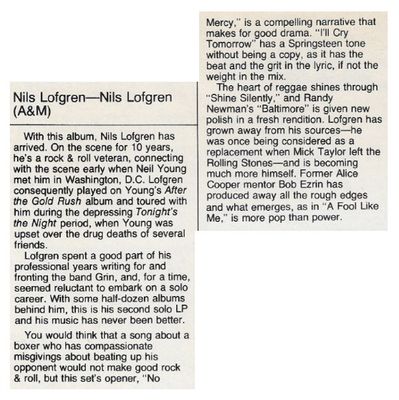 Lofgren, Nils / Nils Lofgren / 1979