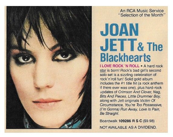 Jett, Joan / I Love Rock 'N Roll / 1981