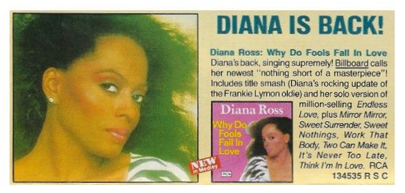 Ross, Diana / Why Do Fools Fall in Love / 1981