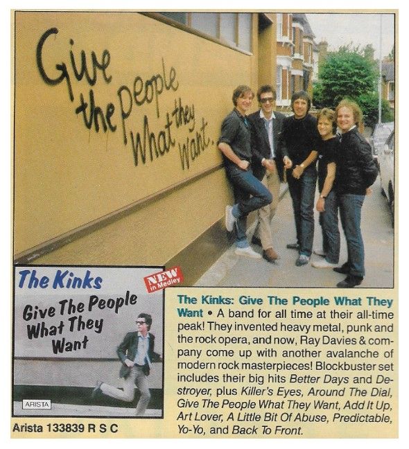 Kinks, The / Give the People What They Want / 1981