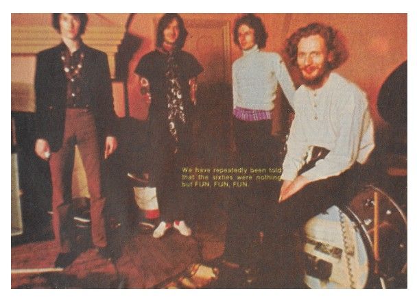 Blind Faith / Group Photo-Ginger Baker at Right / 1969