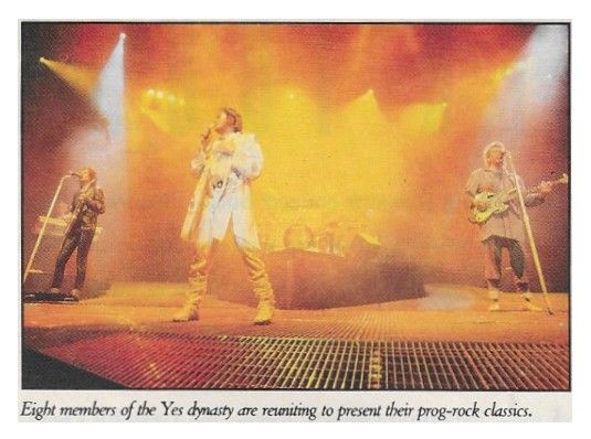 Yes / Eight Members of the Yes Dynasty are Reuniting / 1991