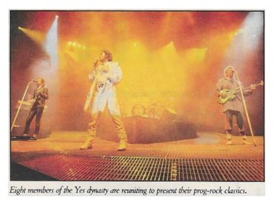 Yes / Eight Members of the Yes Dynasty are Reuniting / 1991