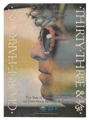 Harrison, George / Thirty-Three + 1/3 / 1976