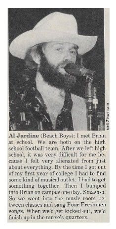 Beach Boys, The / Al Jardine: How'd They Meet? / 1979