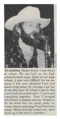 Beach Boys, The / Al Jardine: How'd They Meet? / 1979