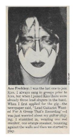 Kiss / Ace Frehley: How'd They Meet? / 1979