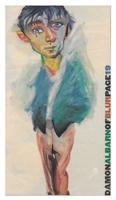 Blur / Damon Albarn: Caricature / 1995
