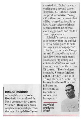 Holyfield, Evander / Ring of Horror / 1990