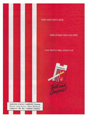 Cambridge / Taste and Compare! / 1990