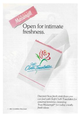 Massengill / Soft Towelettes / 1990