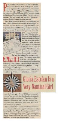 Estefan, Gloria / Gloria Estefan is a Very Nautical Girl / 1989