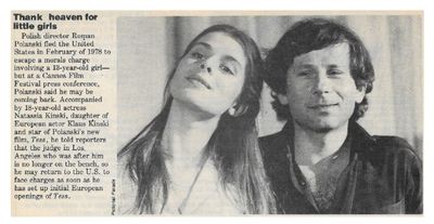Kinski, Nastassja--Roman Polanski / Thank Heaven for Little Girls / 1979