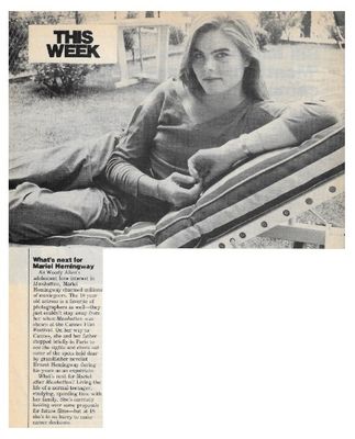 Hemingway, Mariel / What's Next for Mariel Hemingway / 1979