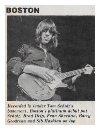 Boston / Recorded in Leader Tom Scholz's Basement / 1979