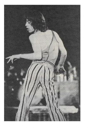 Rolling Stones, The / Mick Jagger On Stage--Striped Pants / 1975