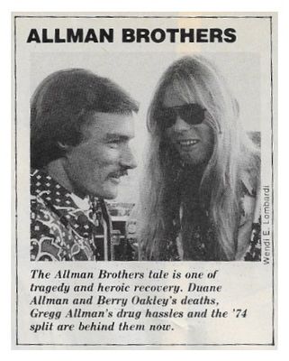 Allman Brothers Band / Tale is One of Tragedy and Heroic Recovery / 1979