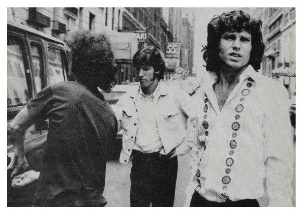 Doors, The / Street Scene--John Densmore in Center / 1968