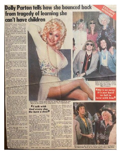 Parton, Dolly / Learning She Can't Have Children / 1984