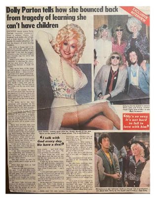 Parton, Dolly / Learning She Can't Have Children / 1984