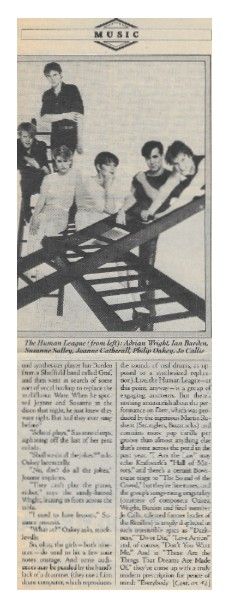 Human League, The / Rolling Stone Story / 1981