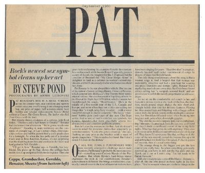 Benatar, Pat / This Year's Model / 1980