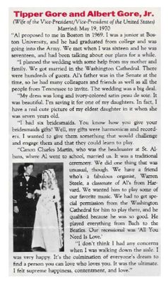 Gore, Al--Tipper Gore / Tipper Gore and Albert Gore, Jr. / 1993