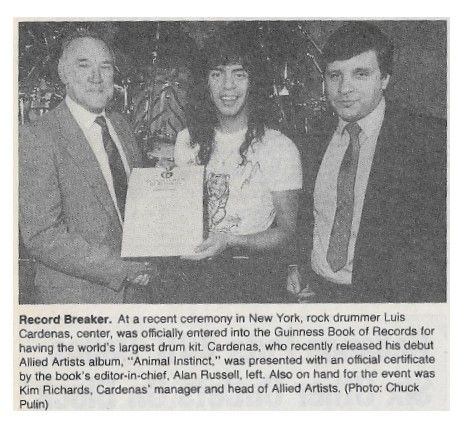 Cardenas, Luis / Record Breaker / 1986