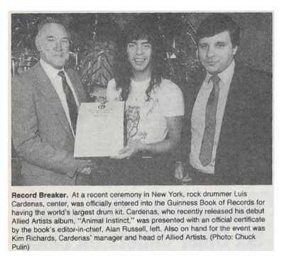 Cardenas, Luis / Record Breaker / 1986