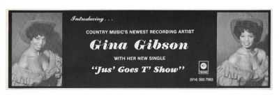 Gibson, Gina / Jus' Goes T' Show / 1986