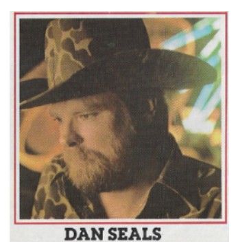 Seals, Dan / Closeup--Looking to His Right / 1986