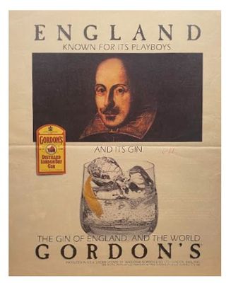 Gordon's / England--Known for Its Playboys / 1988