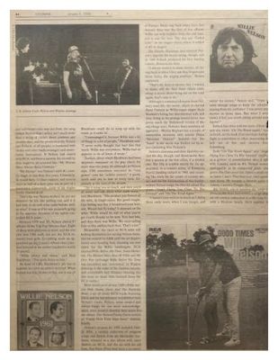 Nelson, Willie / Goldmine Story / 1-6-95