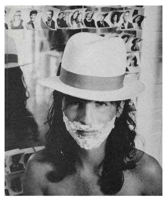 Cooper, Alice / Wearing Hat--with Shaving Cream / 1973