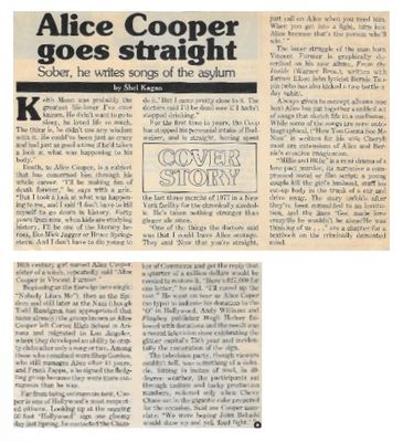 Cooper, Alice / Alice Cooper Goes Straight / 1978