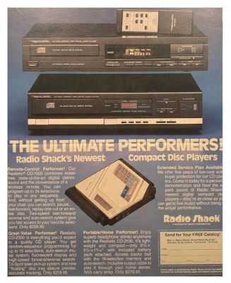 Radio Shack / The Ultimate Performers! / 1987